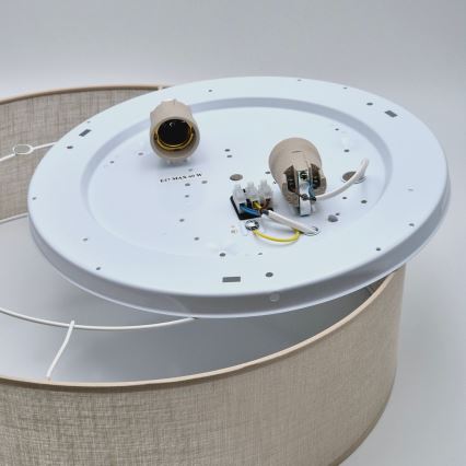 Deckenleuchte SIRJA 2xE27/60W/230V Durchschn. 45 cm beige