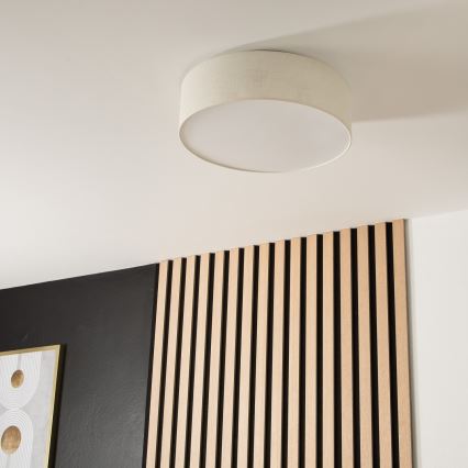 Deckenleuchte SIRJA 2xE27/60W/230V Ø 45 cm cremefarben