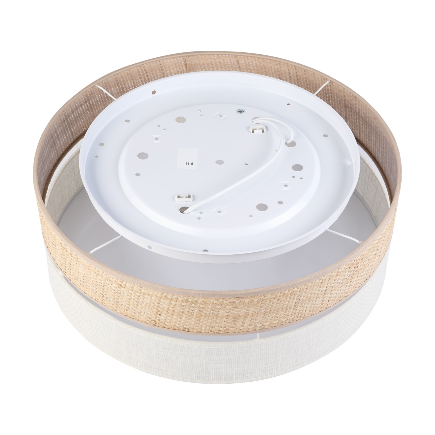 Deckenleuchte SIRJA BOHO 2xE27/15W/230V Ø 45 cm beige/cremefarben