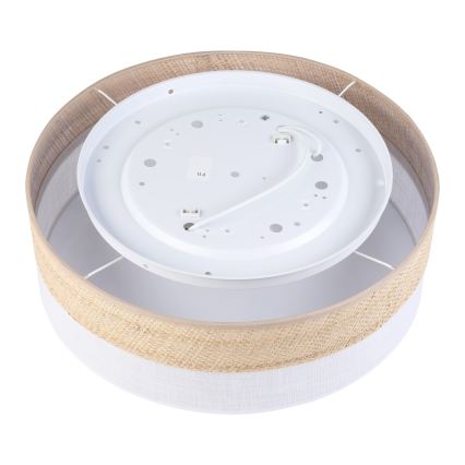 Deckenleuchte SIRJA BOHO 2xE27/15W/230V Ø 45 cm beige/weiß