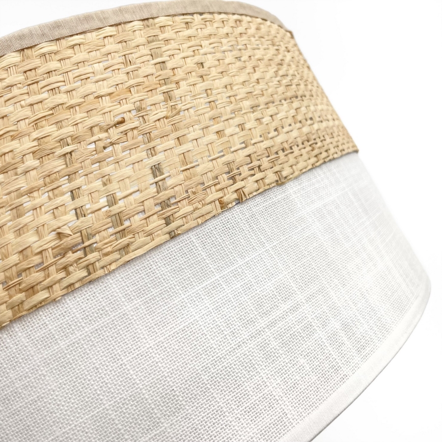 Deckenleuchte SIRJA BOHO 2xE27/15W/230V Ø 45 cm beige/weiß