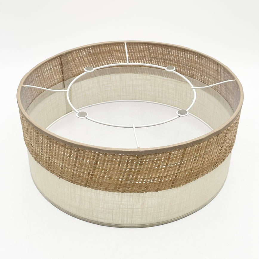 Deckenleuchte SIRJA DOUBLE BOHO 2xE14/15W/230V Ø 35 cm beige/creme