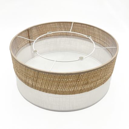 Deckenleuchte SIRJA DOUBLE BOHO 2xE14/15W/230V Ø 35 cm beige/weiß