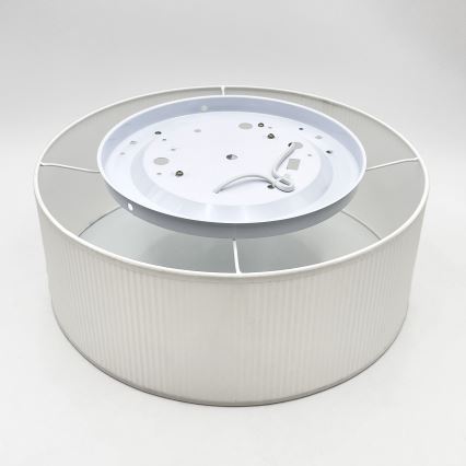 Deckenleuchte SIRJA PLISADO 2xE27/15W/230V, Durchmesser 35 cm, weiß