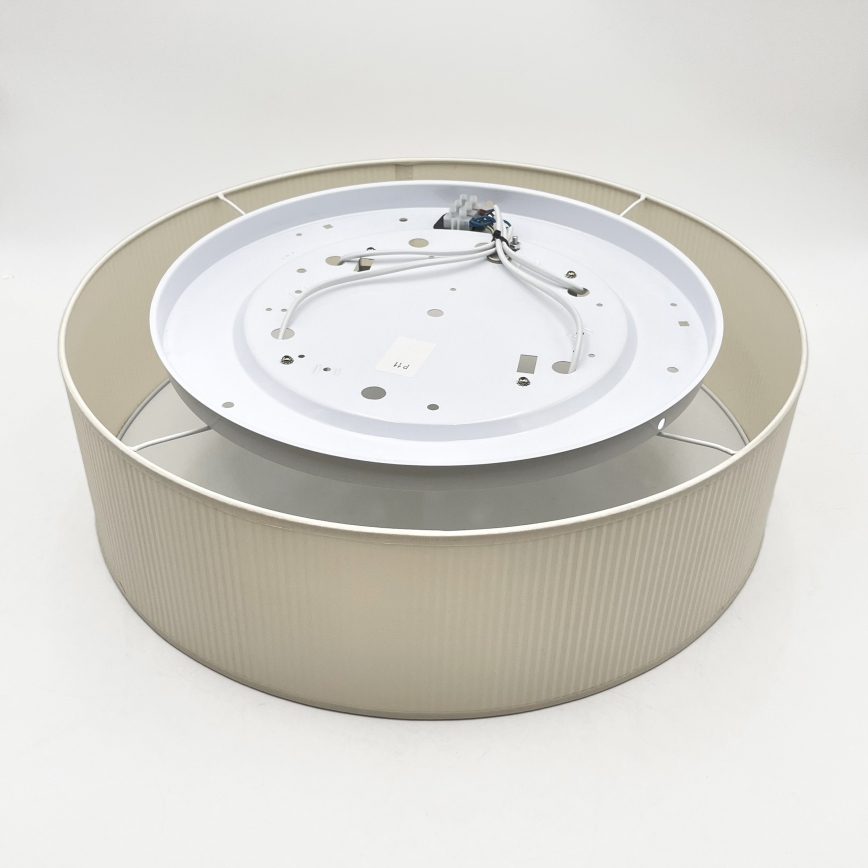 Deckenleuchte SIRJA PLISADO 4xE27/15W/230V Ø 45 cm cremefarben