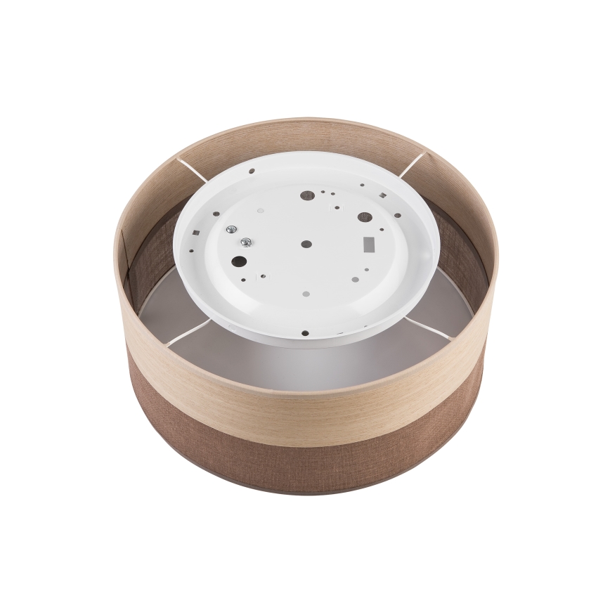 Deckenleuchte SIRJA WOOD 1xE27/15W/230V d 35 cm braun/Eiche