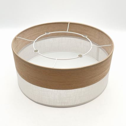 Deckenleuchte SIRJA WOOD 1xE27/15W/230V d 35 cm weiß/Eiche
