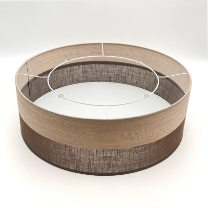 Deckenleuchte SIRJA WOOD 2xE27/15W/230V d 45 cm braun/Eiche