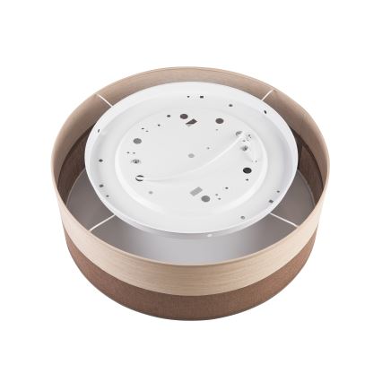 Deckenleuchte SIRJA WOOD 2xE27/15W/230V d 45 cm braun/Eiche