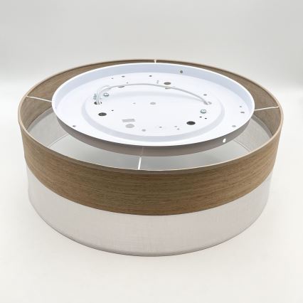 Deckenleuchte SIRJA WOOD 2xE27/15W/230V d 45 cm weiß/Eiche