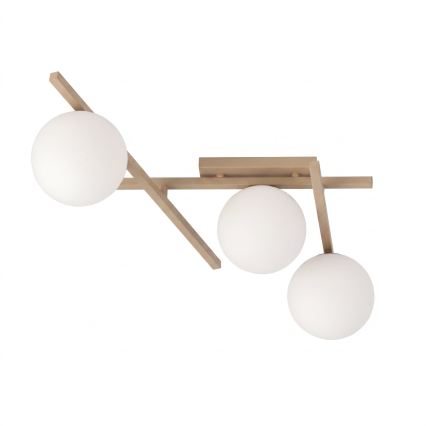 Deckenleuchte SMART 3xE14/10W/230V beige/weiß