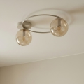 Deckenleuchte SOPRA 2x E14, 10 W, 230 V – Beige / rauchiges Beige