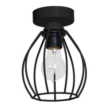 Deckenleuchte STAR 1xE27/60W/230V schwarz