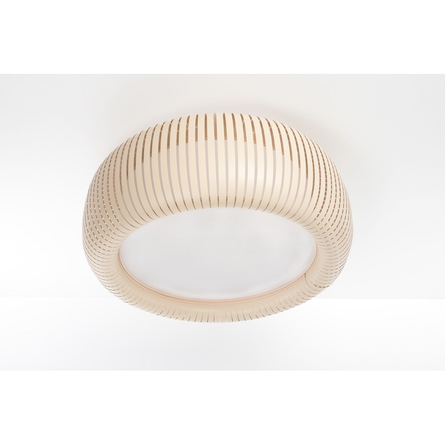 Deckenleuchte STRIPES 2xE27/40W/230V Ø 55 cm creme/weiß