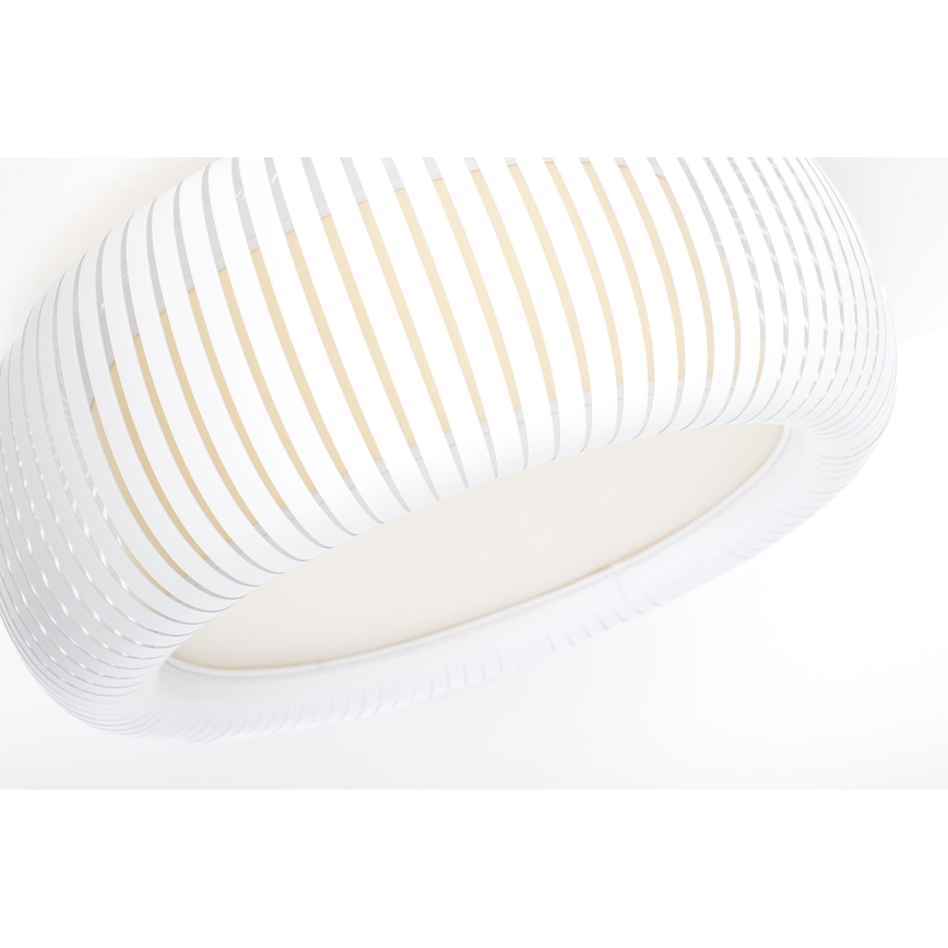 Deckenleuchte STRIPES 2xE27/40W/230V Ø 55 cm weiß/creme