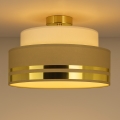Deckenleuchte TAMI 1xE27/60W/230V d 40 cm beige/braun/golden