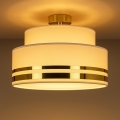 Deckenleuchte TAMI 1xE27/60W/230V d 40 cm beige/golden