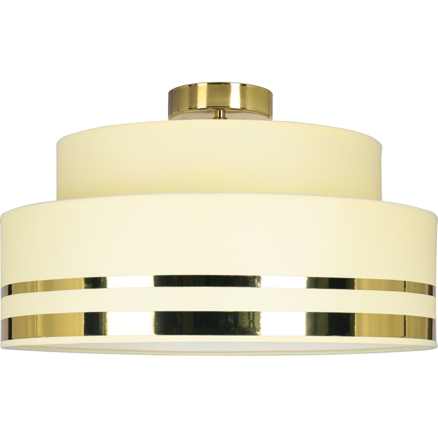 Deckenleuchte TAMI 1xE27/60W/230V d 40 cm beige/golden