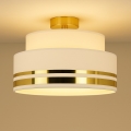 Deckenleuchte TAMI 1xE27/60W/230V d 40 cm cremefarben/golden