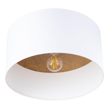 Deckenleuchte TELESTO 1xE27/15W/230V d 35 cm weiß/beige