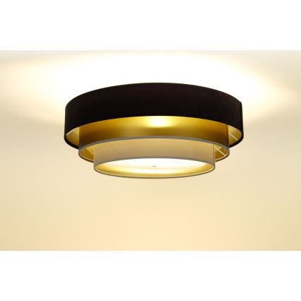 Deckenleuchte TRINITI 2xE27/60W/230V braun/golden/beige