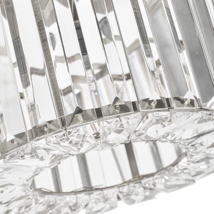 Deckenleuchte VETRO 1xE27/15W/230V Ø 24,5 cm mattchrom