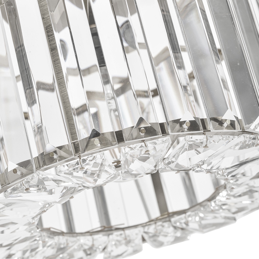 Deckenleuchte VETRO 1xE27/15W/230V Ø 24,5 cm mattchrom