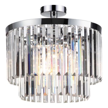 Deckenleuchte VETRO 4xE14/40W/230V, polierter Chrom