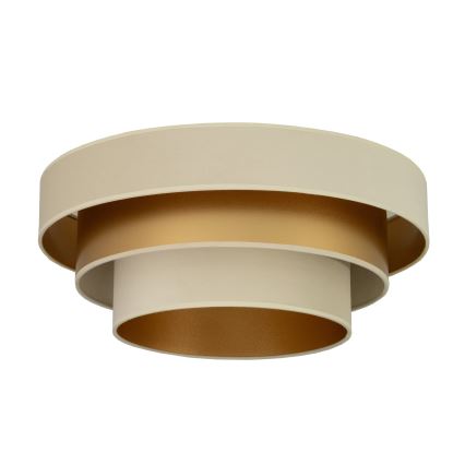 Deckenleuchte WENTA 1xE27/60W/230V Ø 50 cm beige/gold