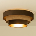 Deckenleuchte WENTA 1xE27/60W/230V Ø 50 cm braun/jute