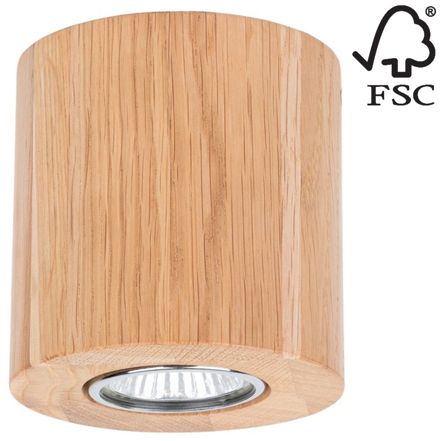 Deckenleuchte WOODDREAM 1xGU10/6W/230V – FSC-zertifiziert