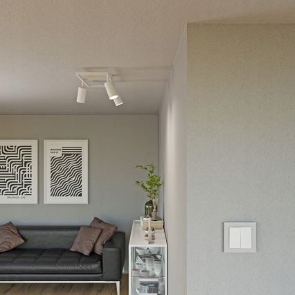 Deckenspot 3xGU10/30W/230V weiß