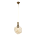Deckenspot CRUMPLED 1xE27/40W/230V bronzfarben/beige