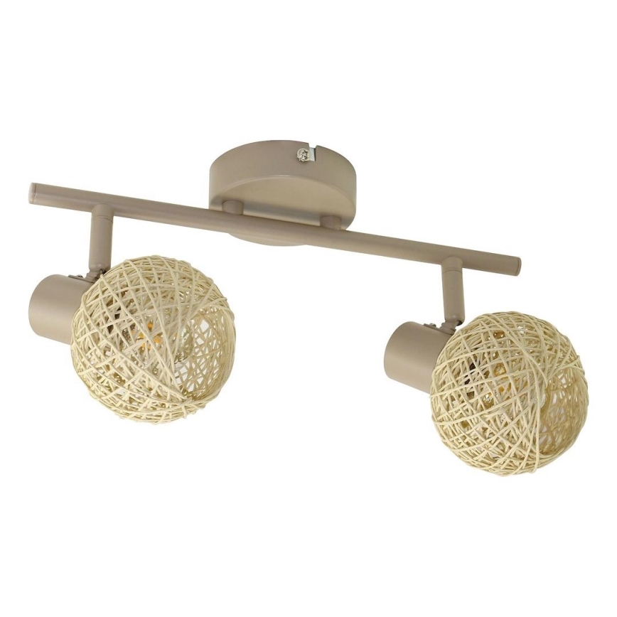 Deckenspot DEX 2xE14/10W/230V beige/creme