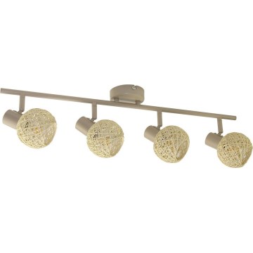 Deckenspot DEX 4xE14/10W/230V beige/creme