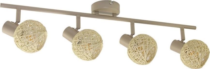 Deckenspot DEX 4xE14/10W/230V beige/creme