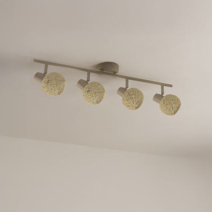 Deckenspot DEX 4xE14/10W/230V beige/creme