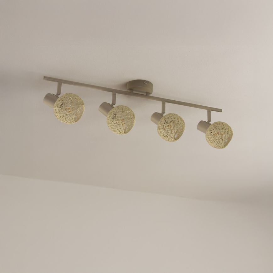 Deckenspot DEX 4xE14/10W/230V beige/creme