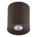 Deckenspot ORION 1xGU10/10W/230V 12,5 cm braun