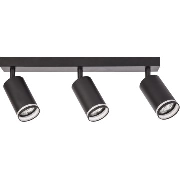 Deckenspot PIPE 3xGU10/10W/230V schwarz