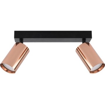 Deckenspot PUNTO 2xGU10/9W/230V Roségold