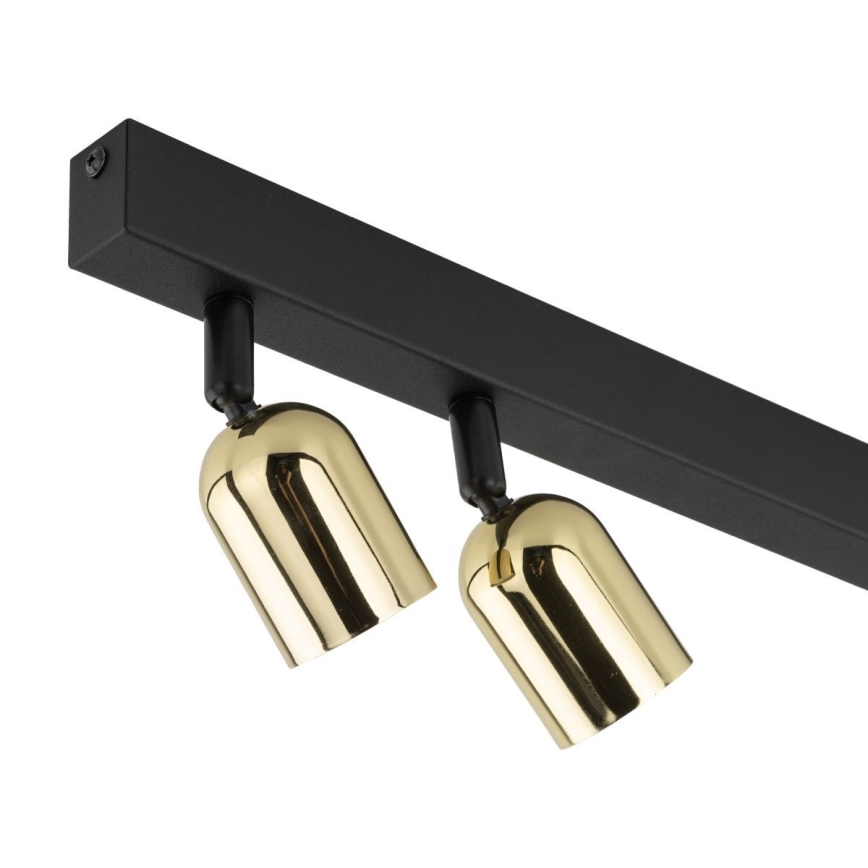 Deckenspot TOP 3xGU10/10W/230V schwarz/gold