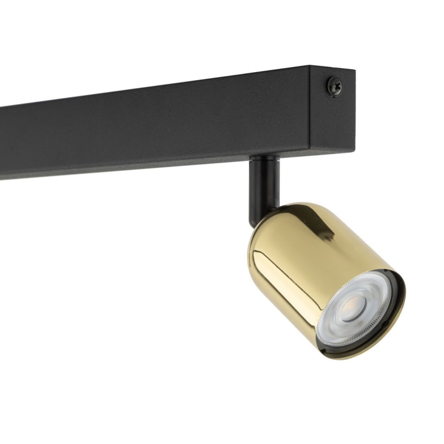 Deckenspot TOP 3xGU10/10W/230V schwarz/gold