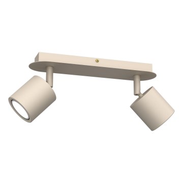Deckenstrahler DEMIA 2xGU10/8W/230V beige