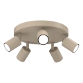 Deckenstrahler FUN 5xGU10/8W/230V beige