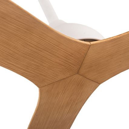 Deckenventilator d 132 cm beige/weiß + Fernbedienung