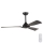 Deckenventilator d 132 cm IP44 schwarz + Fernbedienung
