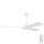 Deckenventilator d 132 cm IP44 weiß + Fernbedienung