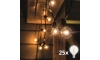 Deko-LED-Lichterkette für den Außenbereich GARLAND 25xE12 20m IP44 warmweiß
