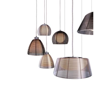 Deko-Light 342029 - Hängeleuchte an Schnur FILO 1xG9/40W/230V d 16 cm silbern
